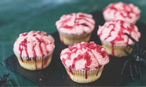 5 Fun Halloween Treats To Make At Home zombie cupcakes